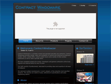 Tablet Screenshot of contractwindoware.com